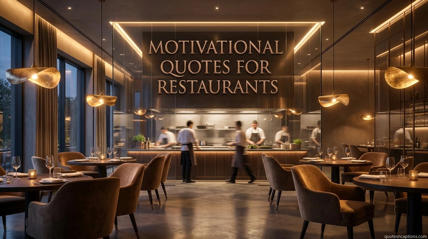 Motivational Quotes For Restaurants