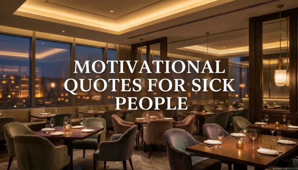 Motivational Quotes For Sick People