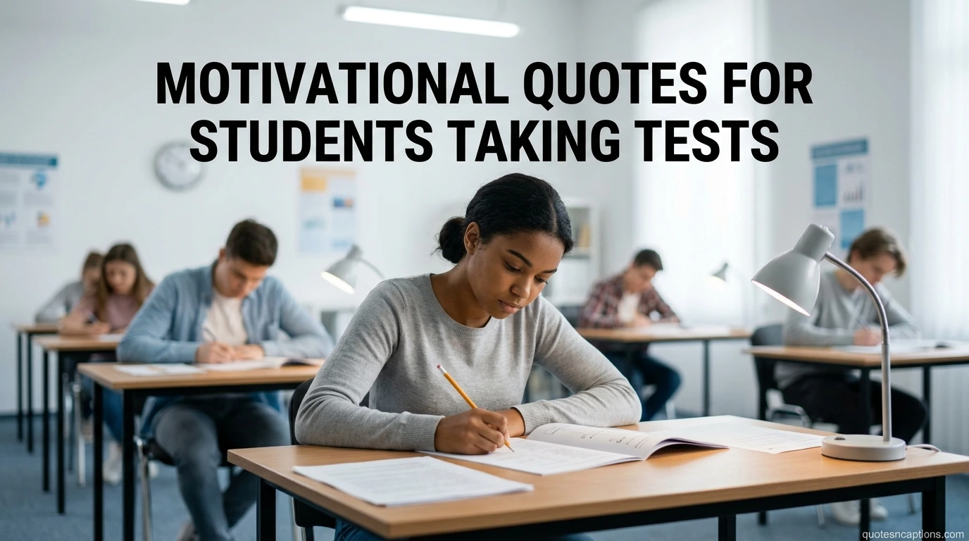 Motivational Quotes For Students Taking Tests