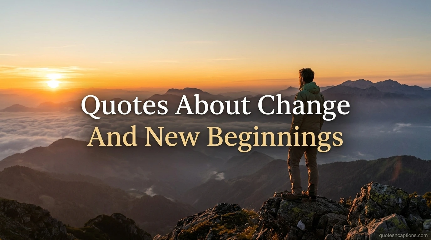 Quotes About Change And New Beginnings
