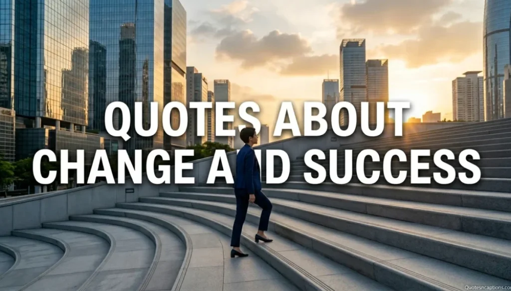 Quotes About Change And Success