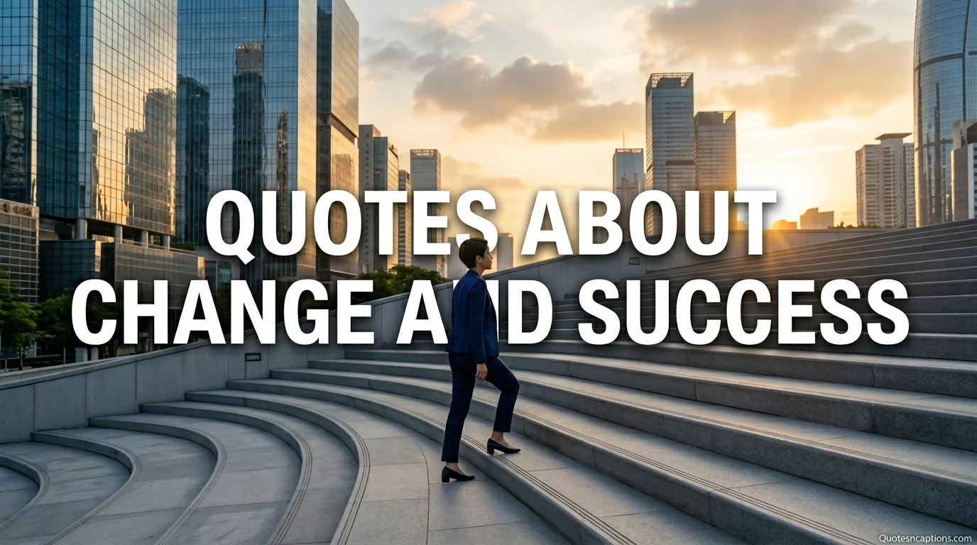 Quotes About Change And Success