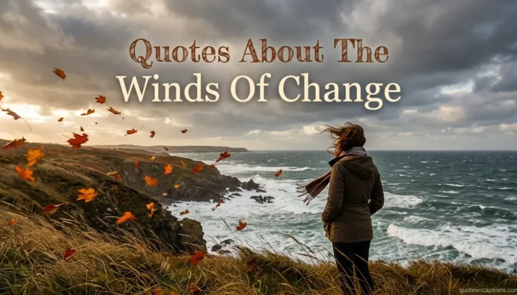 Quotes About The Winds Of Change