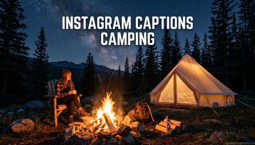 Instagram Captions Camping