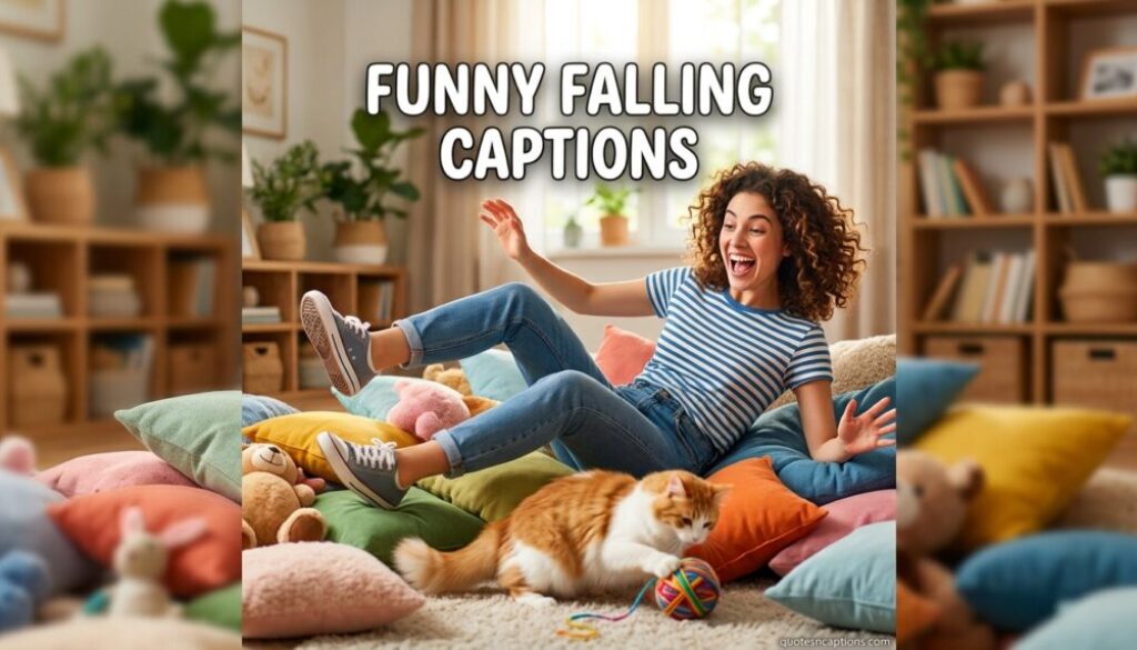 Funny Falling Captions