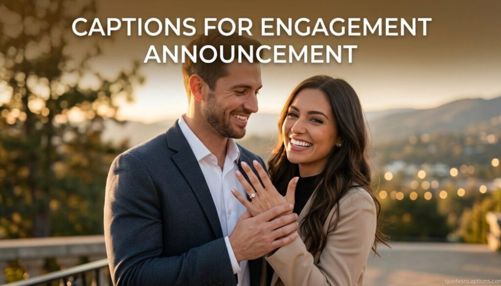Captions For Engagement Announcement