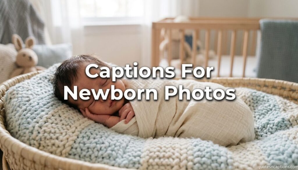 Captions For Newborn Photos