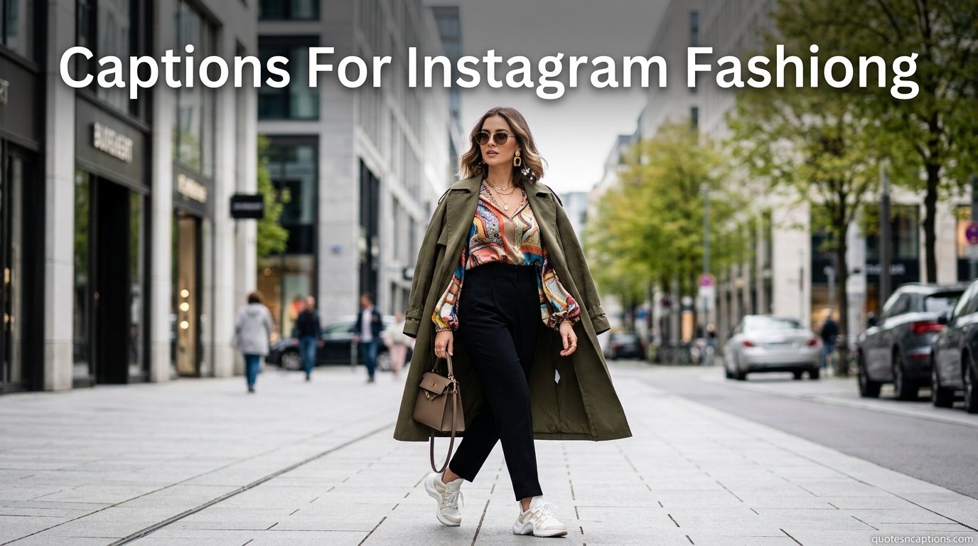 Captions For Instagram Fashion