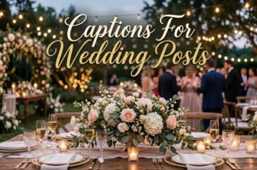 Captions For Wedding Posts