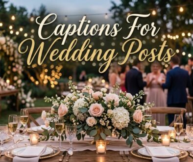 Captions For Wedding Posts