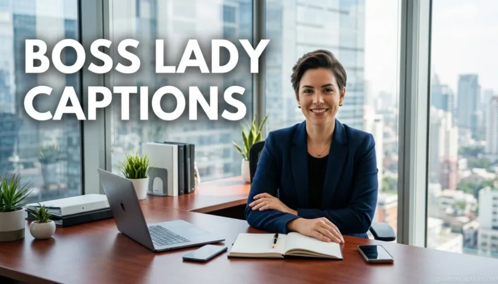 Boss Lady Captions