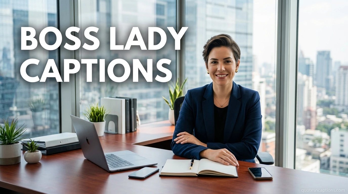 Boss Lady Captions