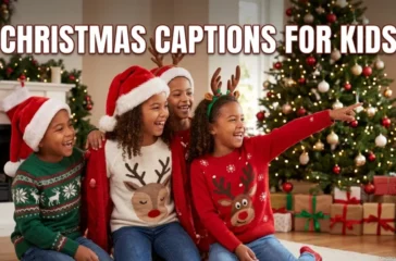 Christmas Captions For Kids