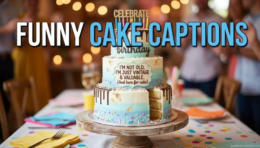 Funny Cake Captions