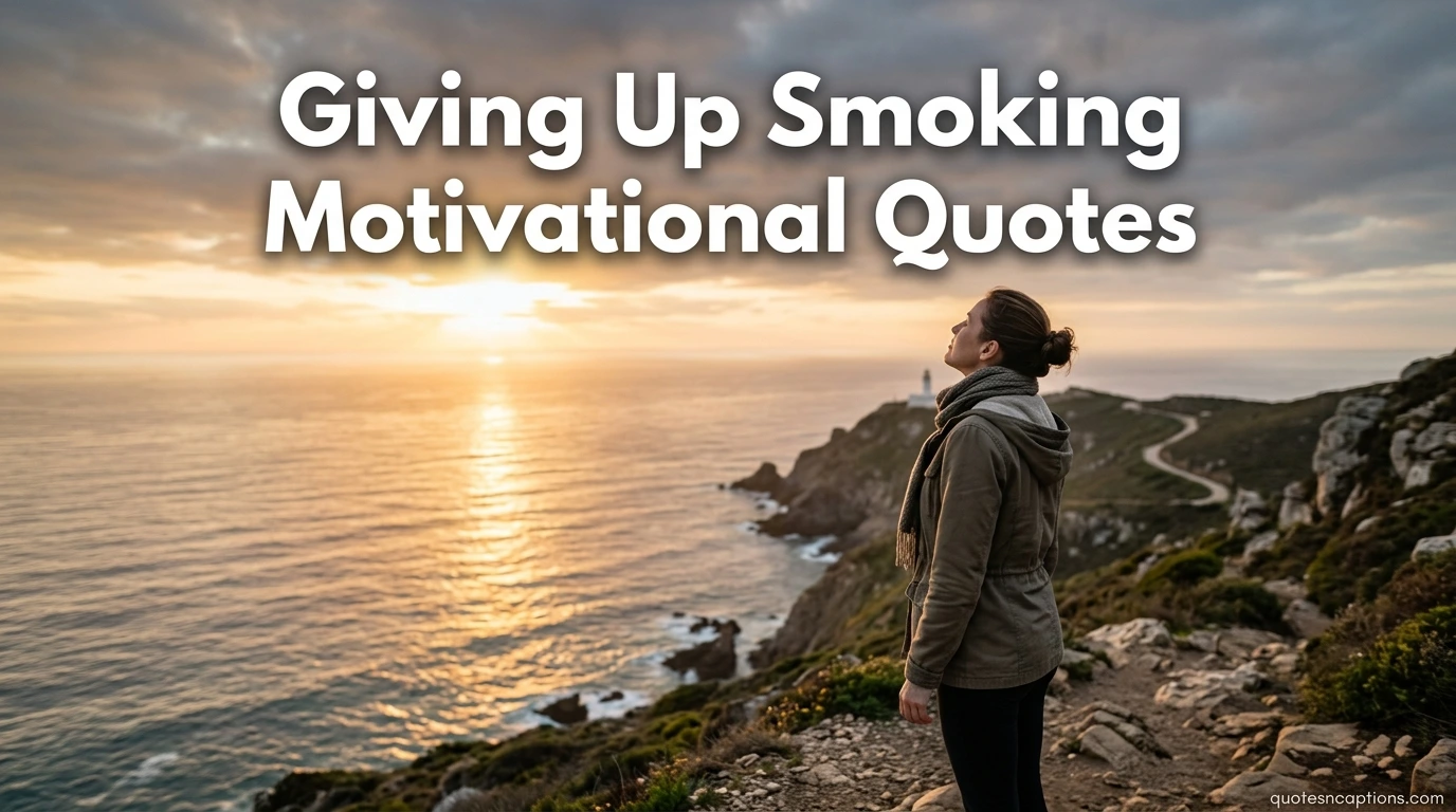 Giving Up Smoking Motivational Quotes