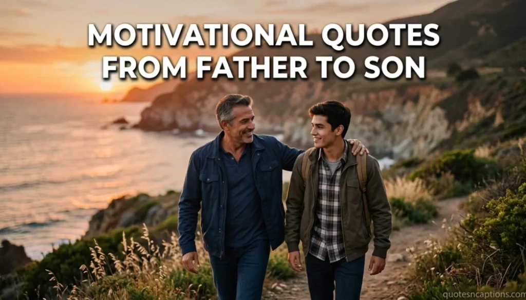 Motivational Quotes From Father To Son