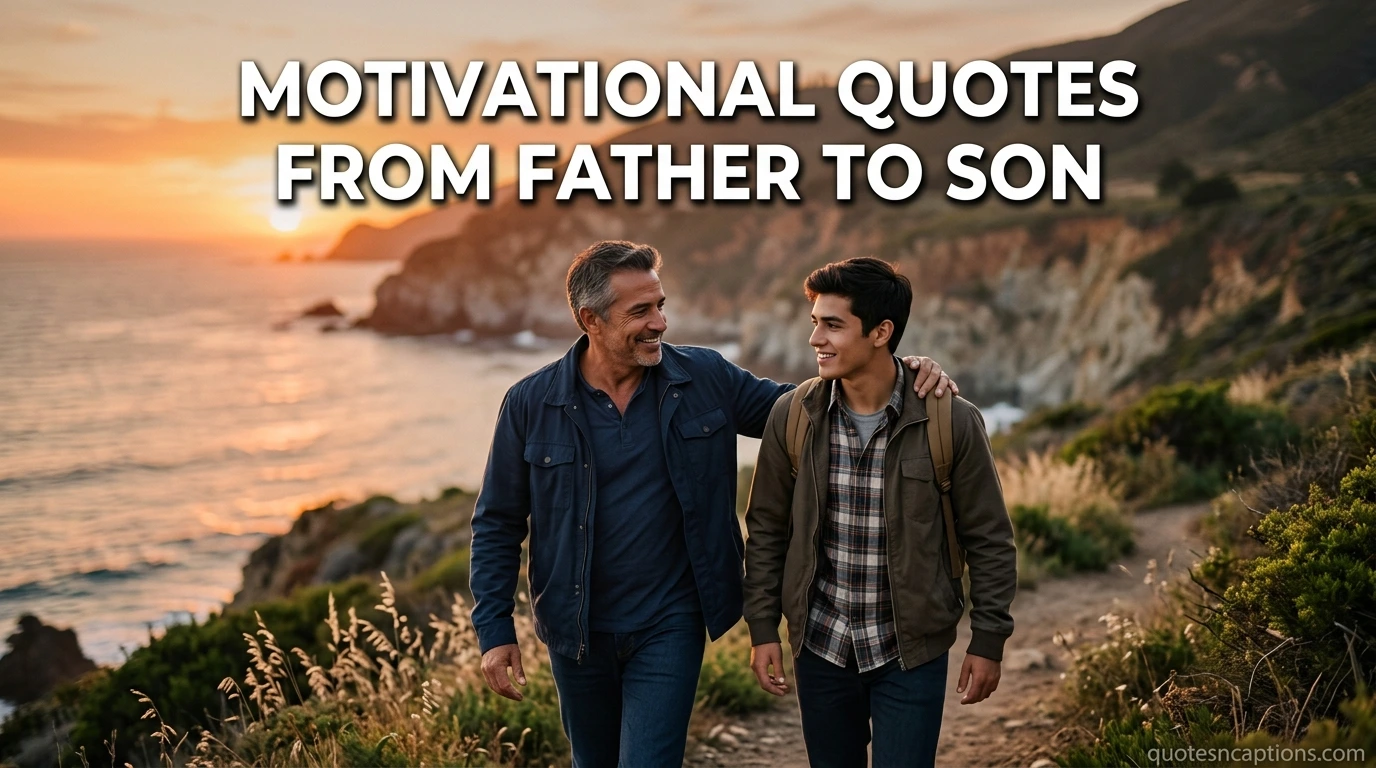 Motivational Quotes From Father To Son